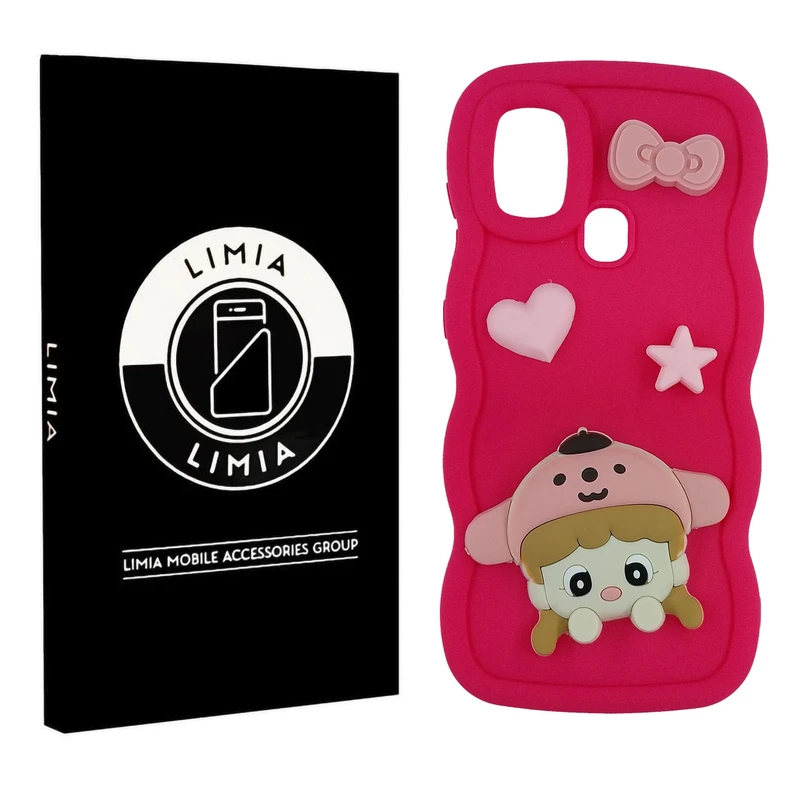 کاور لیمیا مدل عروسکی برجسته مناسب برای گوشی موبایل سامسونگ Galaxy A21s