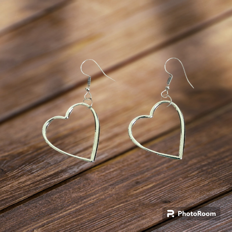 گوشواره دخترانه مدل قلب