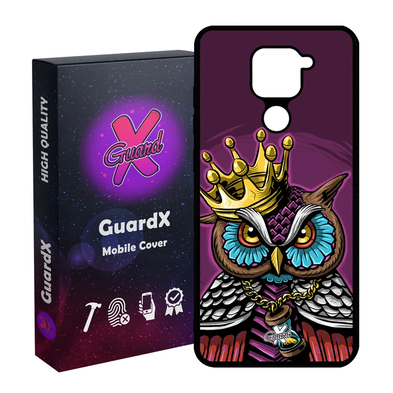 کاور گارد ایکس طرح Owl مدل Glass10081 مناسب برای گوشی موبایل شیائومی Redmi Note 9