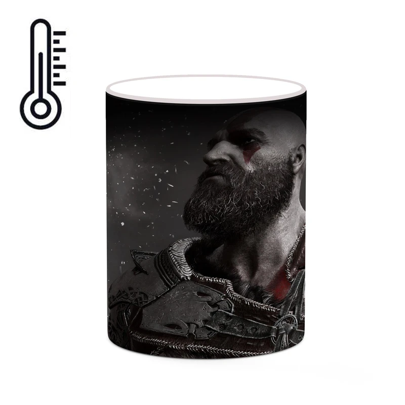 ماگ حرارتی کاکتی طرح گاد آف وار God Of War مدل mgh41020