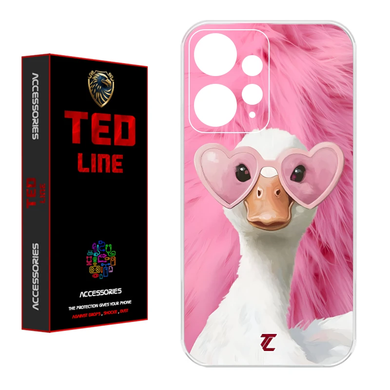 کاور تدلاین طرح اردک کد 1166 مناسب برای گوشی موبایل شیائومی Redmi Note 12 4G