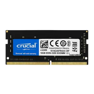 رم لپ تاپ DDR4  تک کاناله 3200  مگاهرتز کروشیال مدل 3200 ظرفیت ۱۶ گیگابایت 