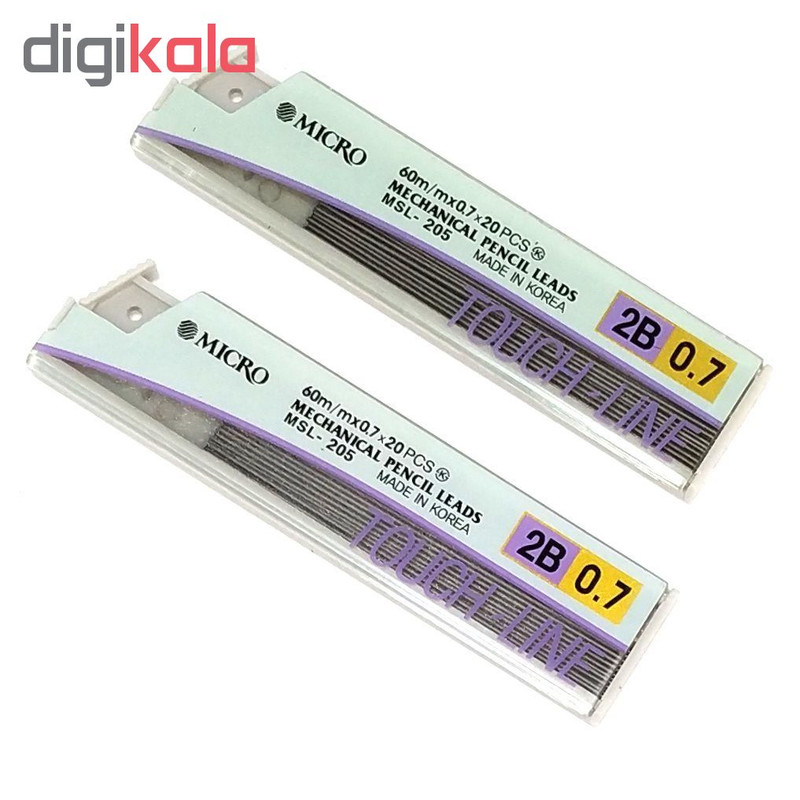 نوک مداد نوکی 0.7 میلی متری میکرو مدل Msl-205 بسته 2 عددی نوک مداد نوکی 0.7 میلی متری میکرو مدل Msl-205 بسته 2 عددی