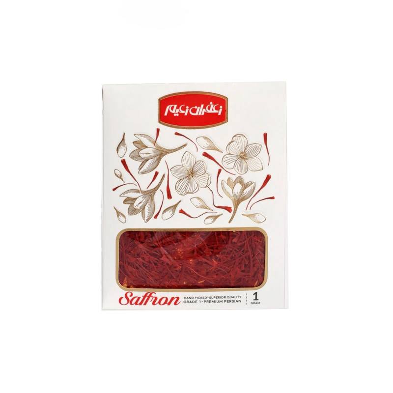 زعفران نگین درجه یک زعیم - 1 گرم