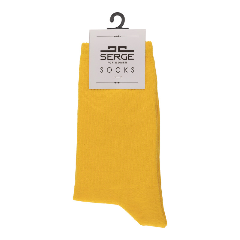 جوراب ساق بلند زنانه سرژه مدل 225103 رنگ زرد