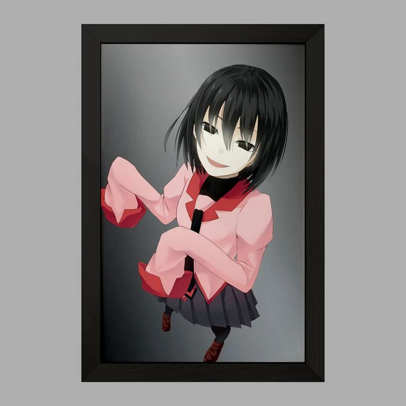 تابلو خندالو مدل شینوبو اوشینو انیمه مونوگاتاری  کد 16181