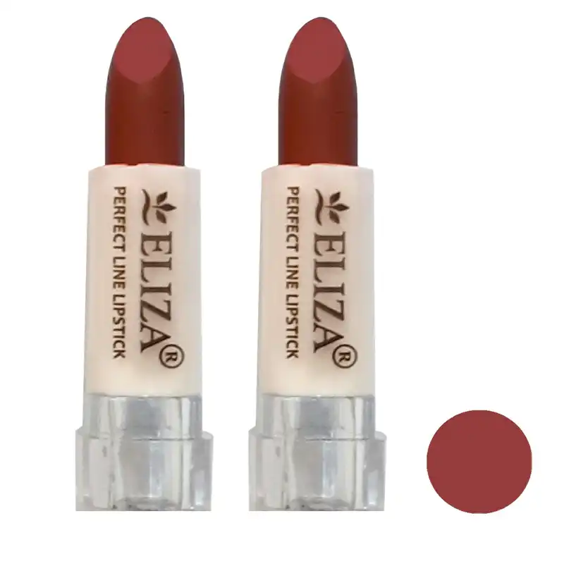 رژ لب جامد الیزا مدل Mini شماره 19 مجموعه 2 عددی