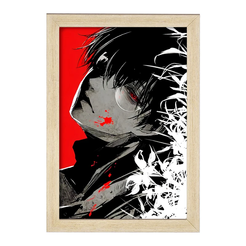 تابلو خندالو مدل انیمه توکیو غول (Tokyo Ghoul) کد F5584