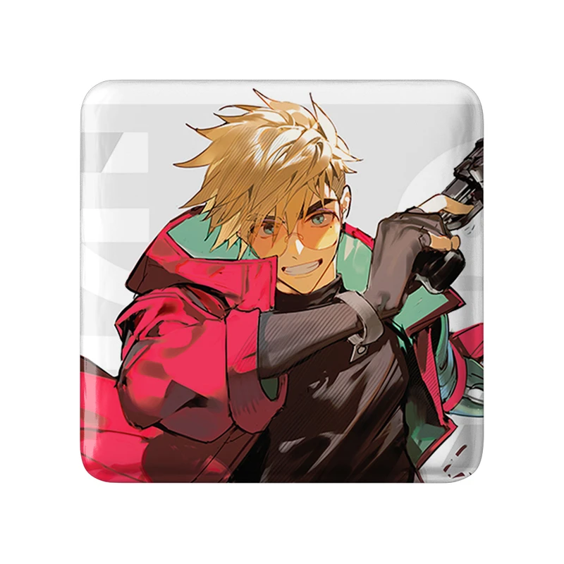 پیکسل خندالو طرح وش انیمه تریگان (Trigun) مدل مربعی کد 36205