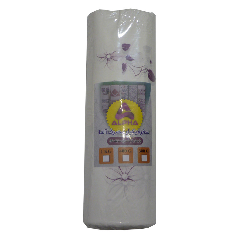 سفره یکبار مصرف مدل آلفامد رول 40 متری