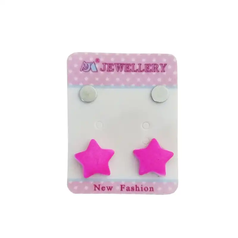 گوشواره زنانه مدل ستاره کد 1009 بسته 2 عددی