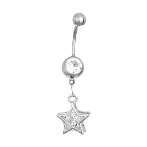 پیرسینگ بدن زنانه طرح ستاره کد Mhr-482