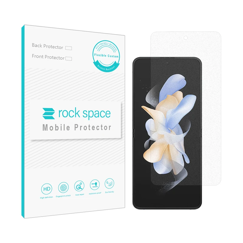 محافظ صفحه نمایش مات راک اسپیس مدل 180M-01G مناسب برای گوشی موبایل سامسونگ Galaxy Z Flip 4