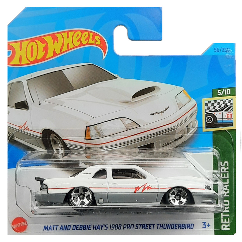 ماکت ماشین هات ویلز مدل MATT AND DEBBIE HAYS 1988 PRO STREET THUNDERBIRD