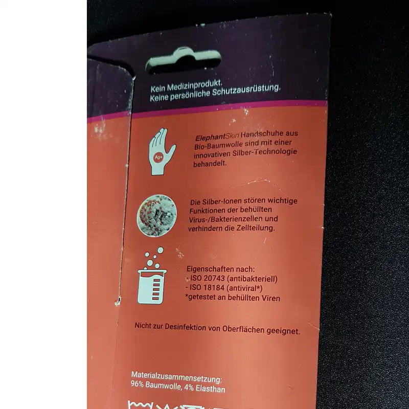 دستکش مدل نخی آنتی باکتریال