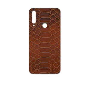 MAHOOT Brown-Snake-Leather Cover Sticker for Honor 9X