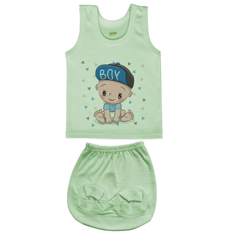 ست تاپ و شورت نوزادی کارانس مدل SSG-250