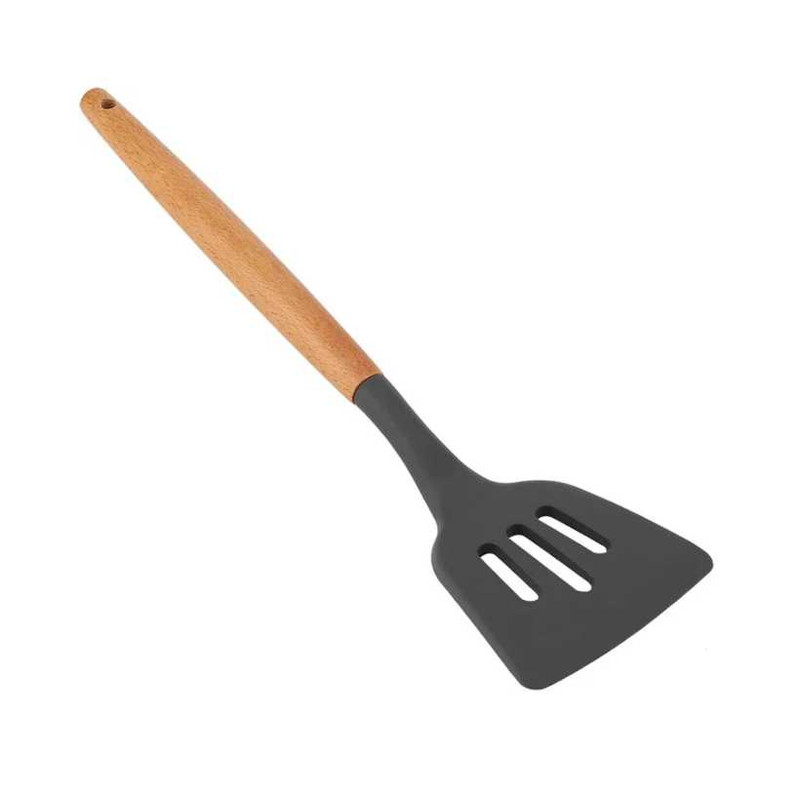 کفگیر مدل سیلیکونی شیاردار