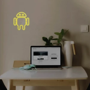 چراغ دیواری نئون دیزاین مدل Android-Logo_YL
