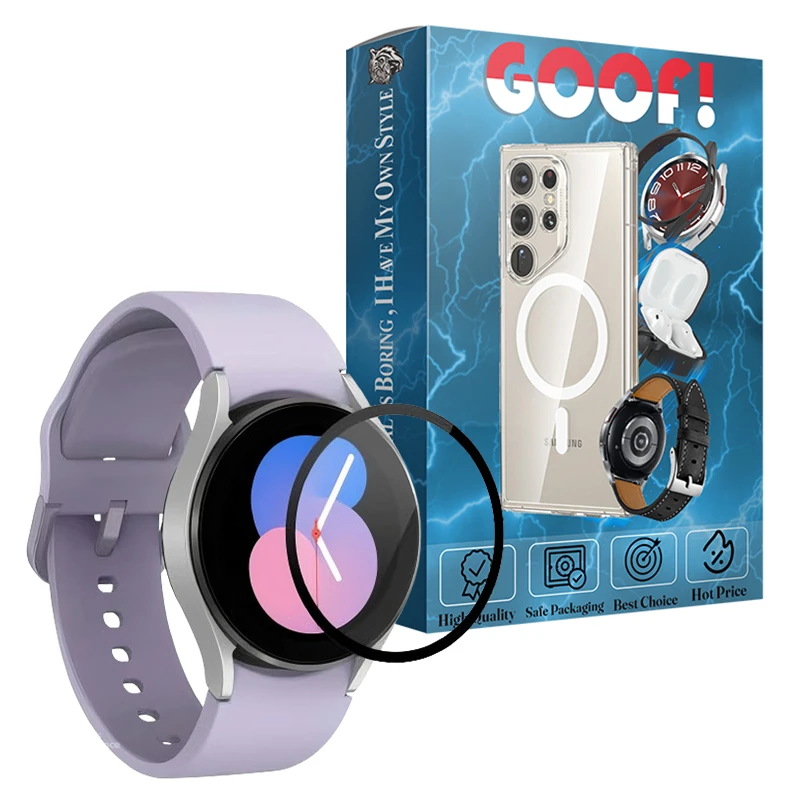 محافظ صفحه نمایش نانو گوف مدل PMMA Protector مناسب برای ساعت هوشمند سامسونگ Galaxy Watch 5 40mm 