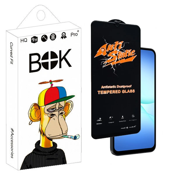 محافظ صفحه نمایش بوک مدل Antistatic Air مناسب برای گوشی موبایل سامسونگ Galaxy a17