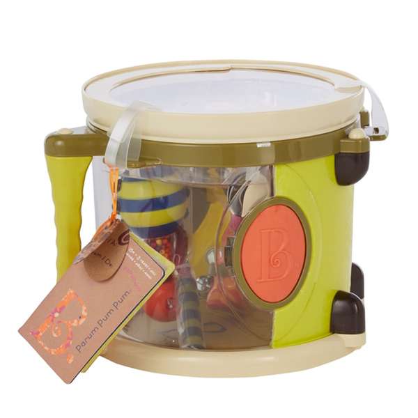 اسباب بازی بی تویز مدل طبل کودک مجموعه 7 عددی