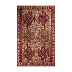 گلیم دستباف دو و نیم متری طرح سوزنی مدل H16