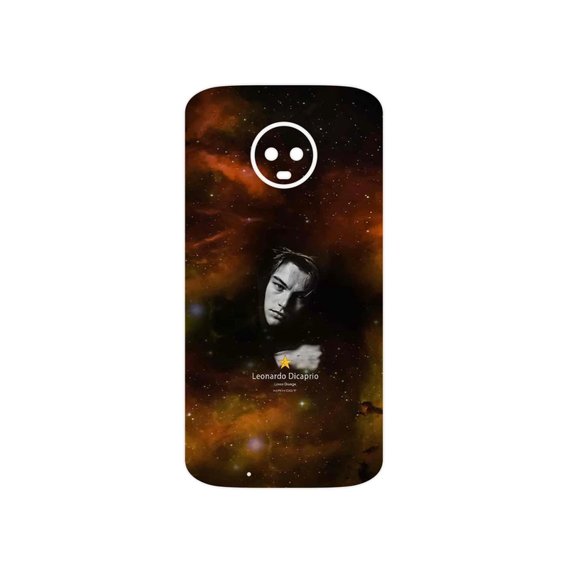 برچسب پوششی ماهوت مدل Leonardo Dicaprio مناسب برای گوشی موبایل موتورولا Moto G6
