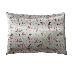 رو بالشی مدل ساتن ابریشم طرح گل نسترن