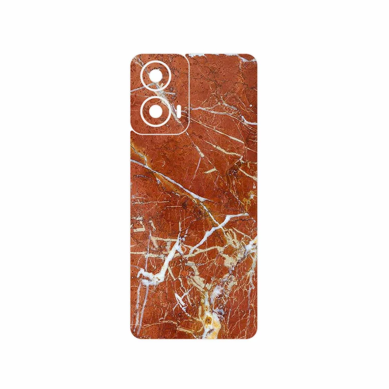 برچسب پوششی ماهوت مدل Red Marble مناسب برای گوشی موبایل موتورولا Moto G24