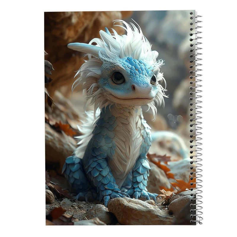 دفتر شطرنجی 50 برگ مدوپد طرح اژدها کد DF16796