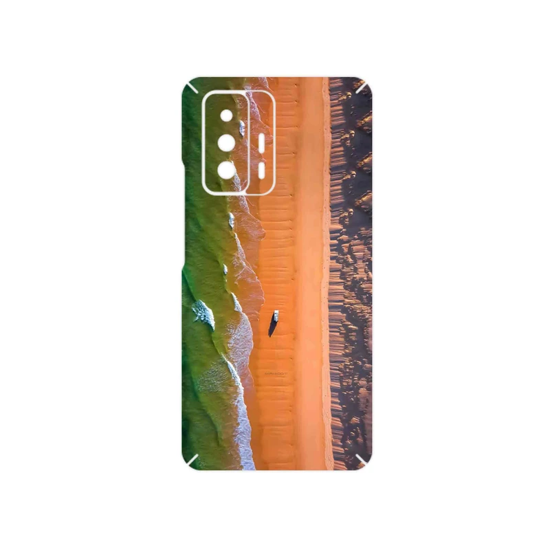 برچسب پوششی ماهوت مدل Beach and Green Sea مناسب برای گوشی موبایل شیائومی 11T 5G