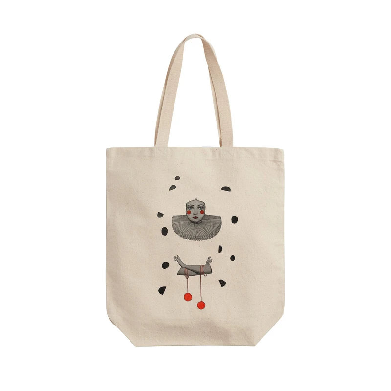 ساک خرید ترمه طراحان ایده مدل عروسک خیمه شبازی کد cfp1323 - L