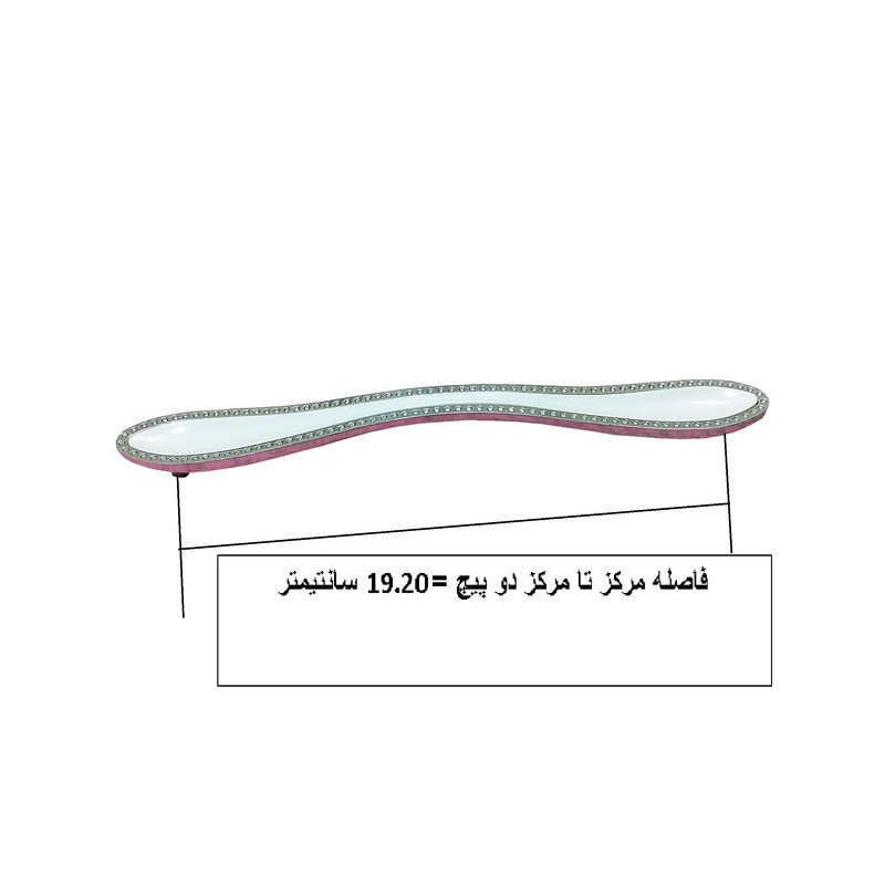 دستگیره کابینت و کمد مدل BF192 بسته 3 عددی دستگیره کابینت و کمد مدل BF192 بسته 3 عددی