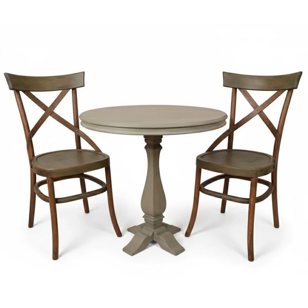 میز و صندلی ناهارخوری دو نفره مدل گرینال وین کلاسیک 