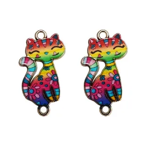 آویز دستبند طرح گربه کد AD 386 مجموعه 2 عددی