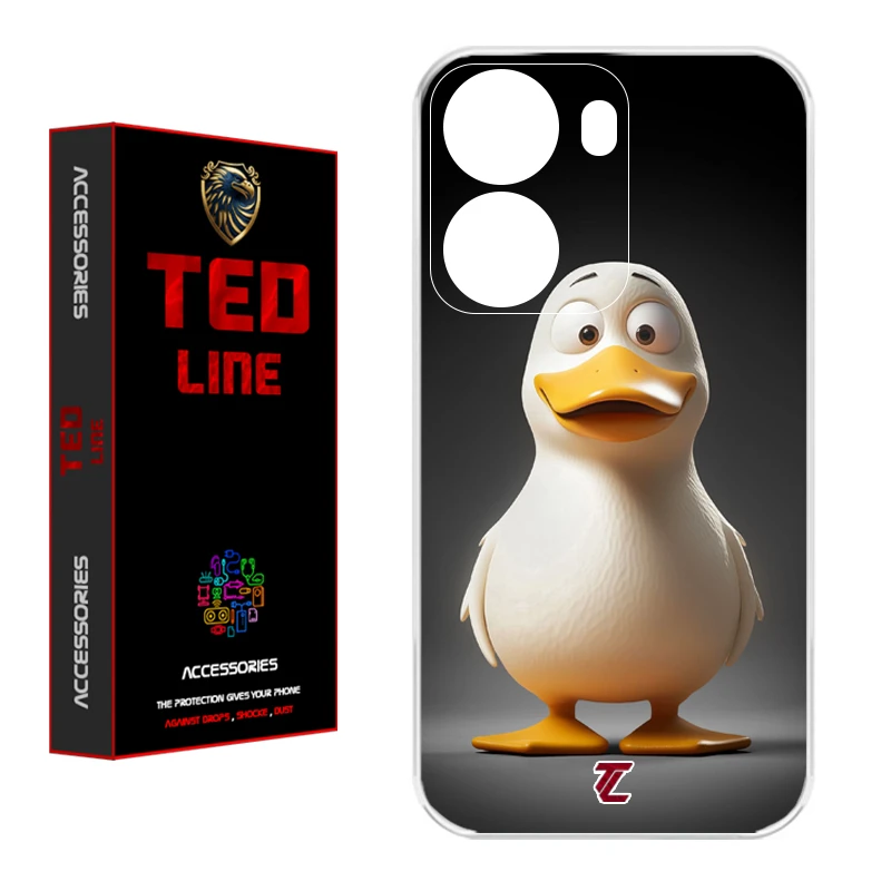 کاور تد لاین طرح اردک کد 1124 مناسب برای گوشی موبایل شیائومی Poco X7 Pro 5G