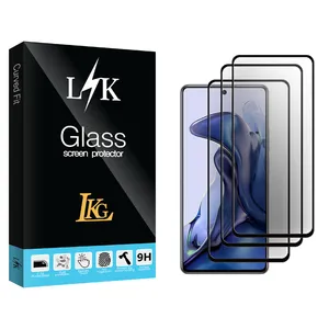 LKG LK Glass Ceramics Screen Protector For Xiaomi 11T 5G 21081111RG Pack Of 3