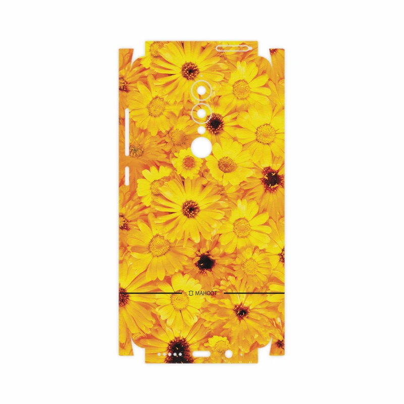 برچسب پوششی ماهوت مدل Yellow-Flower-FullSkin مناسب برای گوشی موبایل یومی A1 Pro