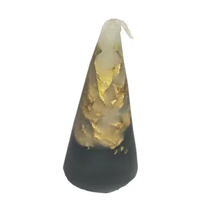 شمع مدل طلایی و مشکی