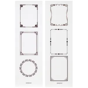 برچسب جمع و جور مدل کادر شفاف بسته 2 عددی