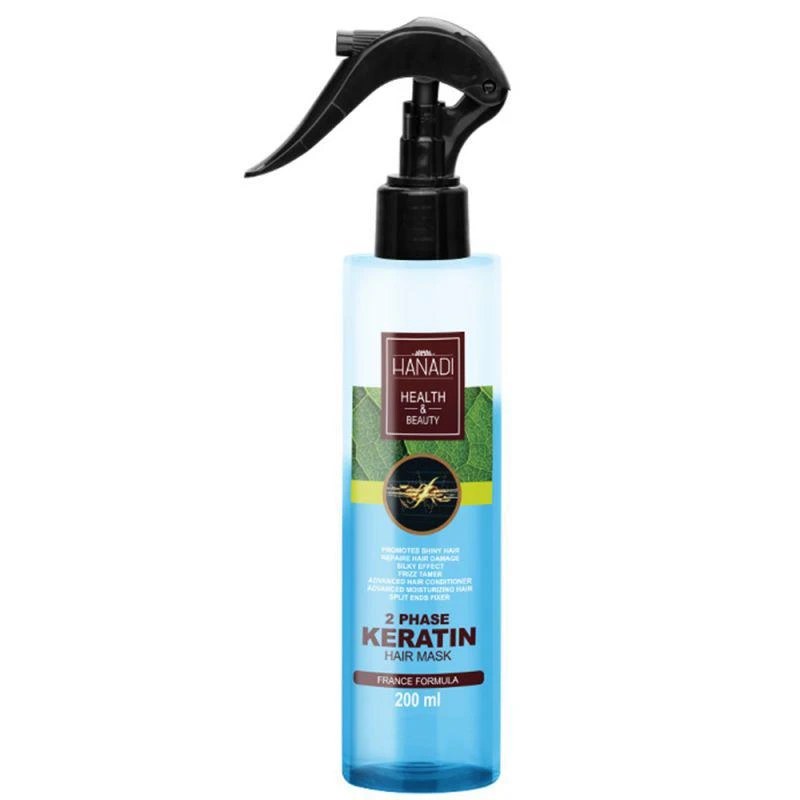 ماسک مو دوفاز هانادی مدل کراتین حجم 200 میلی لیتر