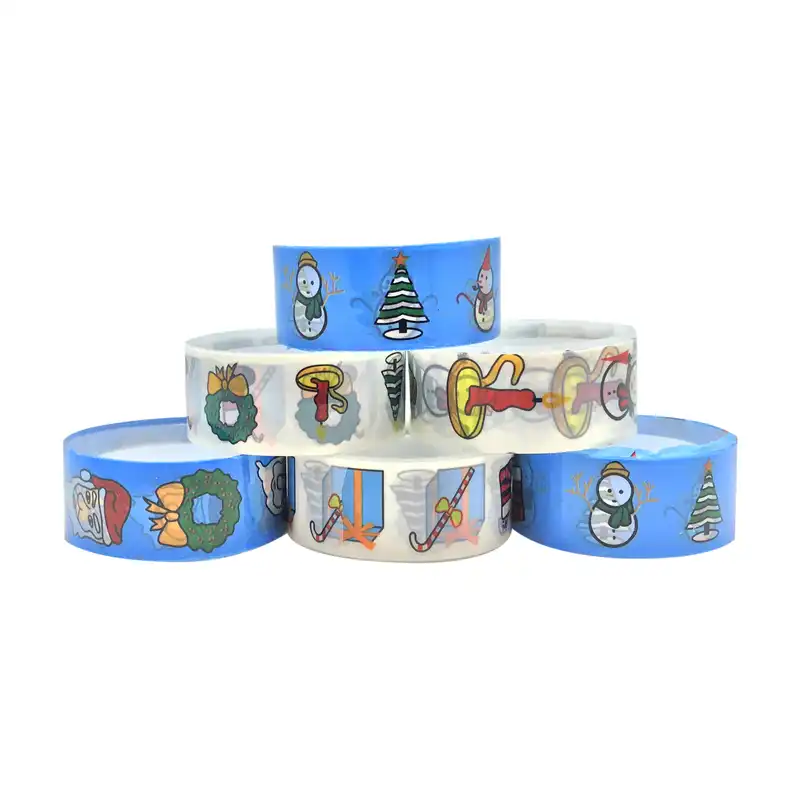چسب نواری مدل واشی کریسمس عرض 1.8 سانتی متری بسته 6 عددی