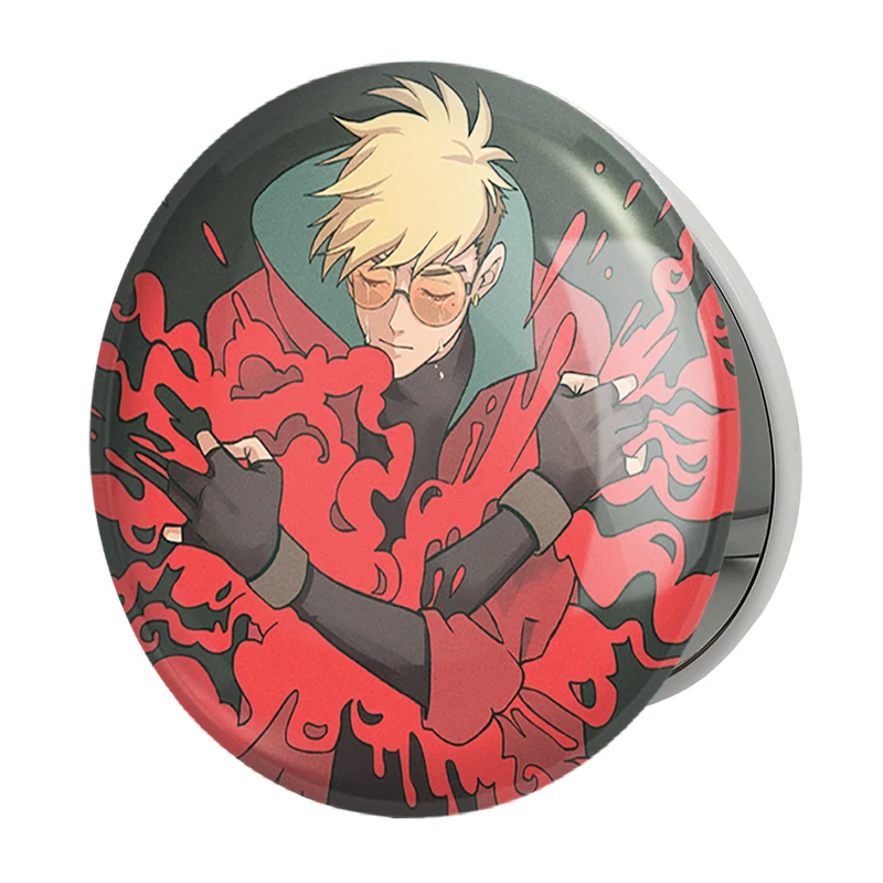 آینه جیبی خندالو طرح وش انیمه تریگان (Trigun) مدل تاشو کد 36217