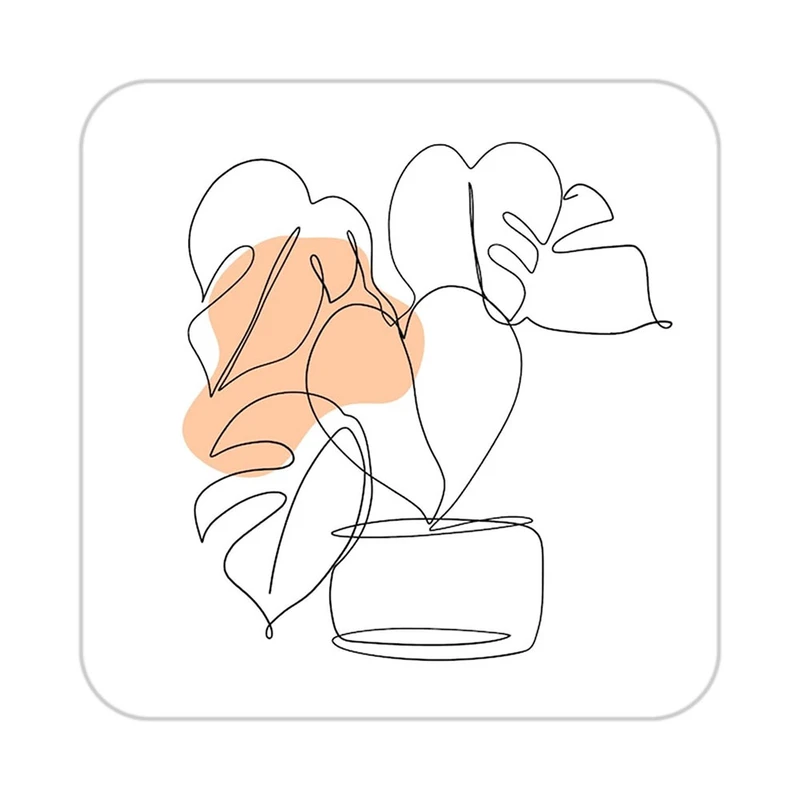 زیر لیوانی کاکتی طرح عاشقانه مدل mp37931