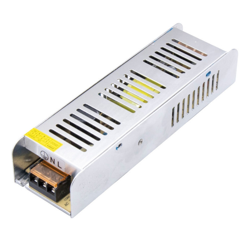 منبع تغذیه سوئیچینگ 12 ولت 12.5 آمپر مدل Slim کد SL150