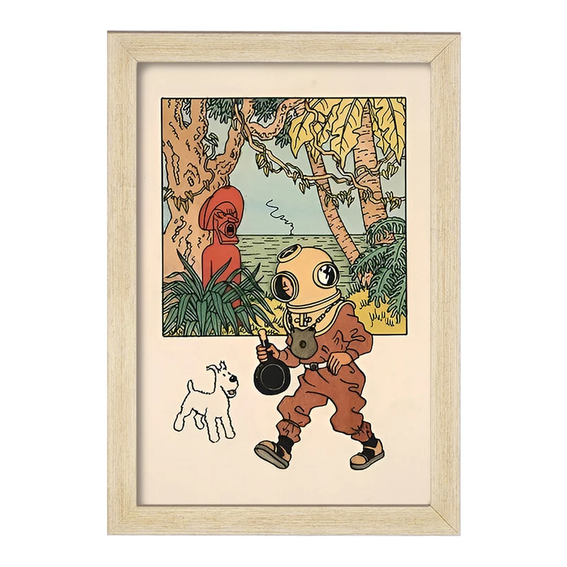 تابلو خندالو مدل تن تن کد F10335