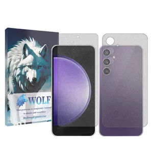 Wolf Tough model matte Screen Protector Suitable for Samsung Galaxy S23 FE Mobile Phone with Back Protector