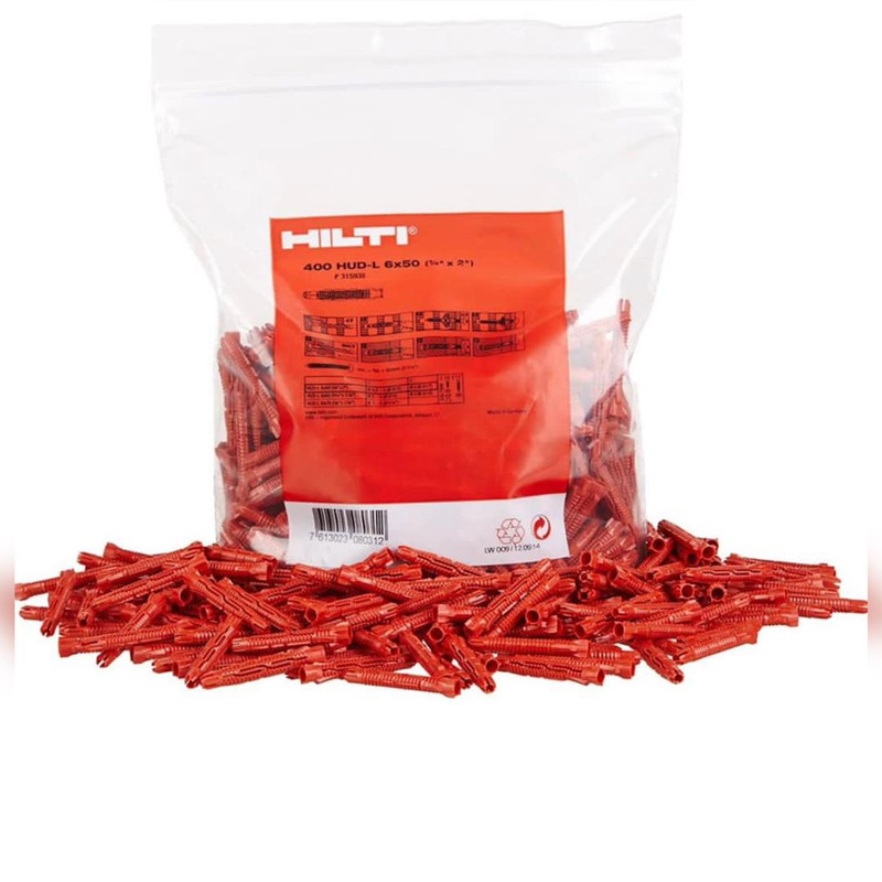 رول پلاک هیلتی مدل 40mm-8mm بسته 400 عددی