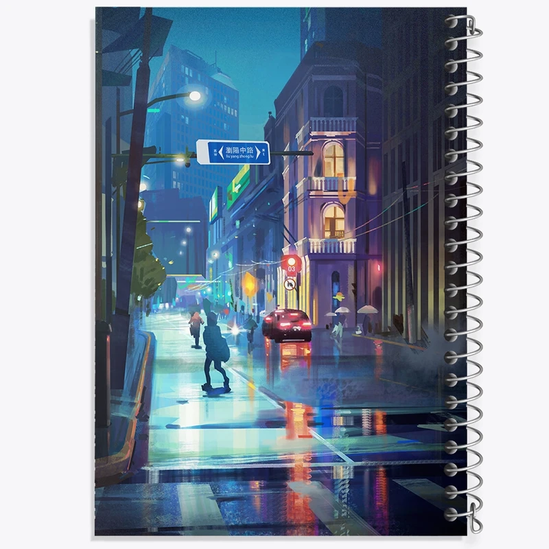 دفتر شطرنجی 50 برگ خندالو مدل خیابان کد F1193